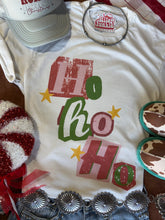 Load image into Gallery viewer, Ho ho ho Christmas Graphic Tee