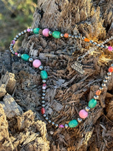 Load image into Gallery viewer, Sterling Silver Sweet Serenity Beaded Necklace