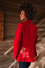 Load image into Gallery viewer, Red Velvet Jacket