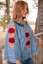 Load image into Gallery viewer, Denim and Rose Top