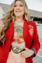 Load image into Gallery viewer, Red Velvet Jacket