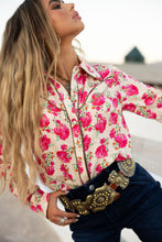 Load image into Gallery viewer, Wild Rose Button Up