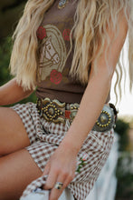 Load image into Gallery viewer, Gingham Rodeo Shorts