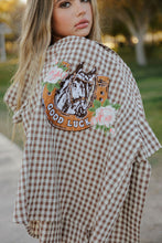 Load image into Gallery viewer, Western Gingham Blouse