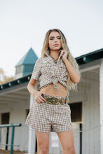 Load image into Gallery viewer, Gingham Rodeo Shorts