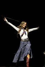 Load image into Gallery viewer, Denim Rose Skirt