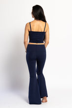 Load image into Gallery viewer, Solid Navy Crop Bell Bottom ♡