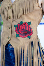 Load image into Gallery viewer, Wild Rose Fringe Vest