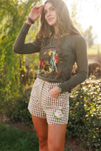 Load image into Gallery viewer, Gingham Rodeo Shorts