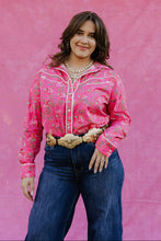 Load image into Gallery viewer, Rebel Rose Button Up
