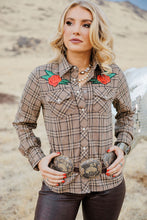 Load image into Gallery viewer, Rhinestone Rodeo Button Up