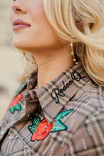 Load image into Gallery viewer, Rhinestone Rodeo Button Up