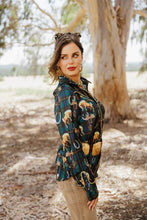 Load image into Gallery viewer, Lucky Plaid Pony Buck Button Up