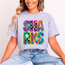 Load image into Gallery viewer, Rainbow Mascot Sweatshirt FAUX embroidery & Glitter - Multiple Styles