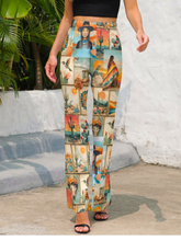 Load image into Gallery viewer, Colores de Mexico Flare Pants Pictures of the Southwest