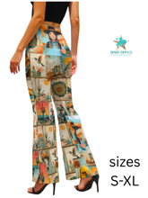Load image into Gallery viewer, Colores de Mexico Flare Pants Pictures of the Southwest