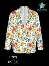 Load image into Gallery viewer, Colores de Mexico Spring Mexico Florals Blazer