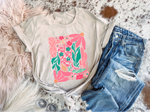 Load image into Gallery viewer, Boots & Flowers - Graphic Top