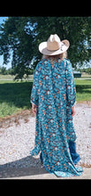 Load image into Gallery viewer, All Turquoise Long Duster Dress
