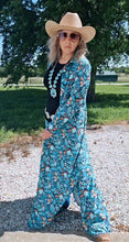 Load image into Gallery viewer, All Turquoise Long Duster Dress