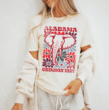 Load image into Gallery viewer, Groovy Floral Mascot Tee - Adult
