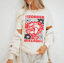 Load image into Gallery viewer, Groovy Floral Mascot Tee - Adult