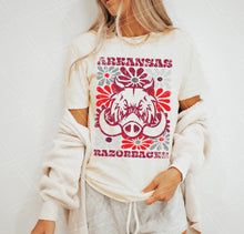 Load image into Gallery viewer, Groovy Floral Mascot Tee - Adult