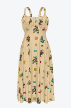 Load image into Gallery viewer, Baha Ranch The Last Roundup Western Rodeo Prairie Dress in Tan