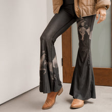 Load image into Gallery viewer, High Horses Black Crop Bell Bottom