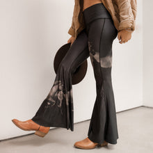 Load image into Gallery viewer, High Horses Black Crop Bell Bottom