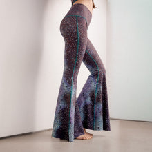 Load image into Gallery viewer, Mermaid Fairy Queen Teal Crop Bell Bottom