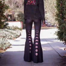 Load image into Gallery viewer, New Moon Black Long Bell Bottom