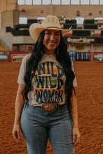 Load image into Gallery viewer, Wild, Wild Woman Western Graphic T-shirt