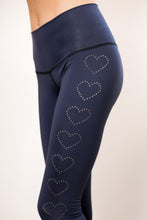 Load image into Gallery viewer, Heart Laser Navy Hot Pant ♡