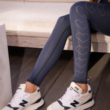 Load image into Gallery viewer, Heart Laser Navy Hot Pant ♡