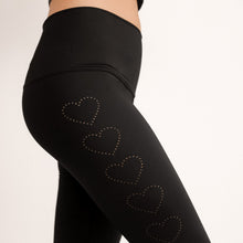 Load image into Gallery viewer, Heart Laser Black Hot Pant ♡