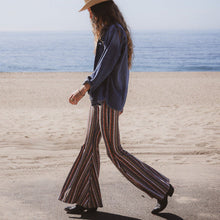 Load image into Gallery viewer, Ribbon Stripe Long Bell Bottom ♡