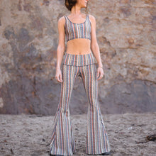 Load image into Gallery viewer, Ribbon Stripe Long Bell Bottom ♡