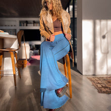 Load image into Gallery viewer, Denim Twill Crop Bell Bottom