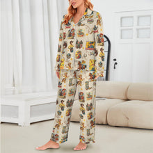 Load image into Gallery viewer, Vintage Cowgirl Collage Western Rodeo Pajamas