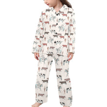 Load image into Gallery viewer, Cattle Drive Girl's Western Pajama Set