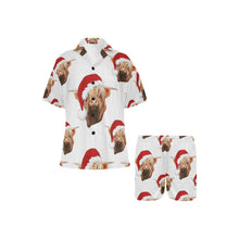 Load image into Gallery viewer, Highland Christmas Cow Women's Western Pajama Set