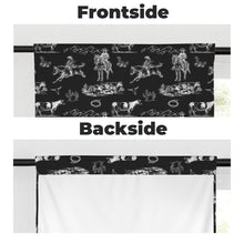 Load image into Gallery viewer, Ranch Life Window Curtains 28"x40" (2-Piece) Made in America