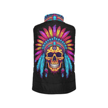 Load image into Gallery viewer, Indian Skull Women's Puffy Vest