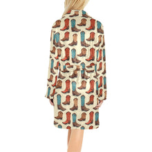 Load image into Gallery viewer, Got My Boots Western Bath Robe