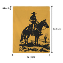 Load image into Gallery viewer, Desert Cowboy Window Curtain 52"x63" Made in America