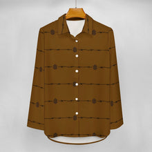Load image into Gallery viewer, Baha Ranch Son of a Bitch Barbwire Long Sleeve Blouse