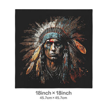 Load image into Gallery viewer, Baha Ranch Painted Native Velvety Soft Pillow Case Made in America