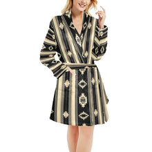Load image into Gallery viewer, Colores de Mexico Santa Fe Aztec Western Cowgirl Fleece Robe