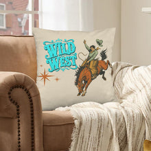 Load image into Gallery viewer, The Last Roundup Wild West Throw Pillow Cover Made in America